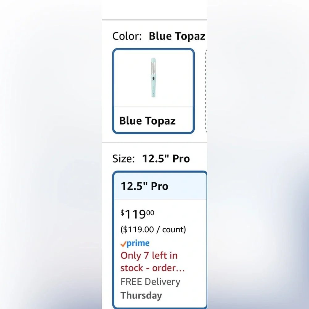 Calista AirGlide Cool Breeze Styler - Pink, Blue, Gold
